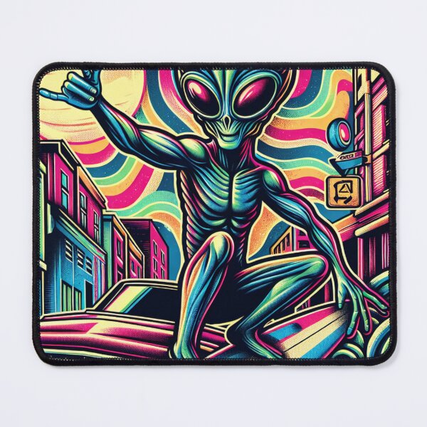 Item preview, Alien Surfing Summer Surfer Aesthetic Alien Retro Mens designed and sold by nicksuefonze.