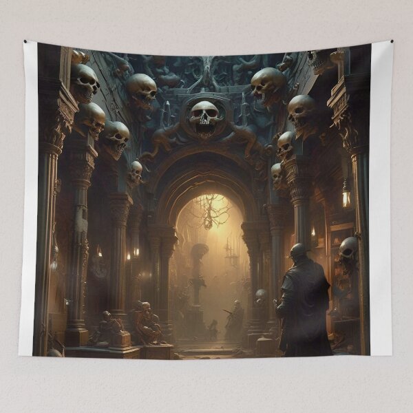 Item preview, Tomb of the Necromancer - Dark Fantasy Art concept designed and sold by Delerat7.