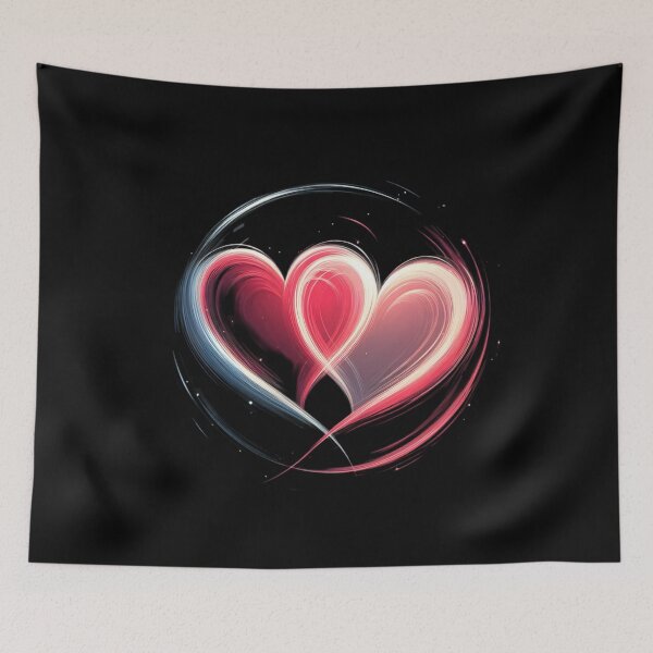 Item preview,  Vibrant Heart Swirl Art designed and sold by IllumeInk.