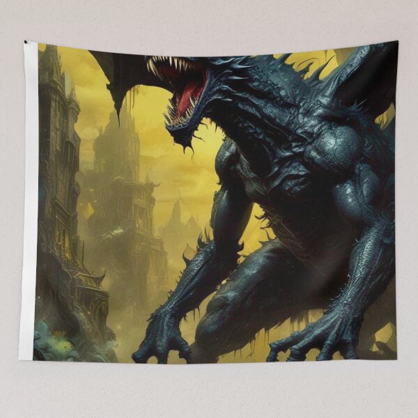 Item preview, Black Dragon - Dark Fantasy Art concept designed and sold by Delerat7.