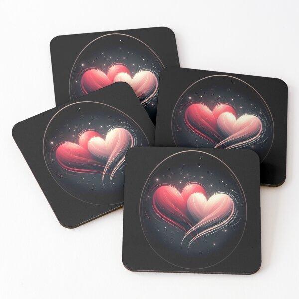 Item preview,  Intertwined Cosmic Hearts designed and sold by IllumeInk.