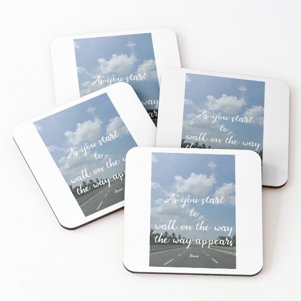 Item preview, Just start! Walk on the way/Rumiquote designed and sold by VeenaNair23.