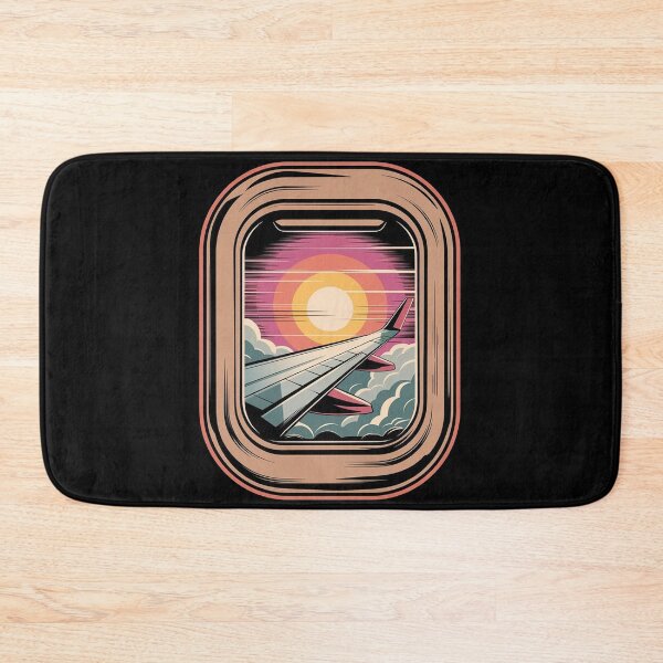Item preview, Sunset Flight View - Airplane Wing and Sky Aesthetics designed and sold by tutoo clothes.