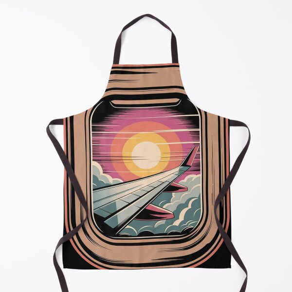 Item preview, Sunset Flight View - Airplane Wing and Sky Aesthetics designed and sold by tutoo clothes.