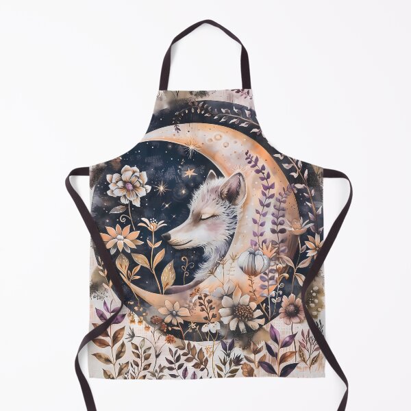Item preview, Fox in a Floral Moon Garden designed and sold by PawPrintStyles.