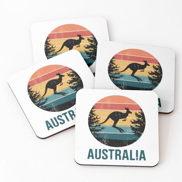 Item preview, Retro Vintage Animal Australia Kangaroo  designed and sold by SOUFIANE1991.
