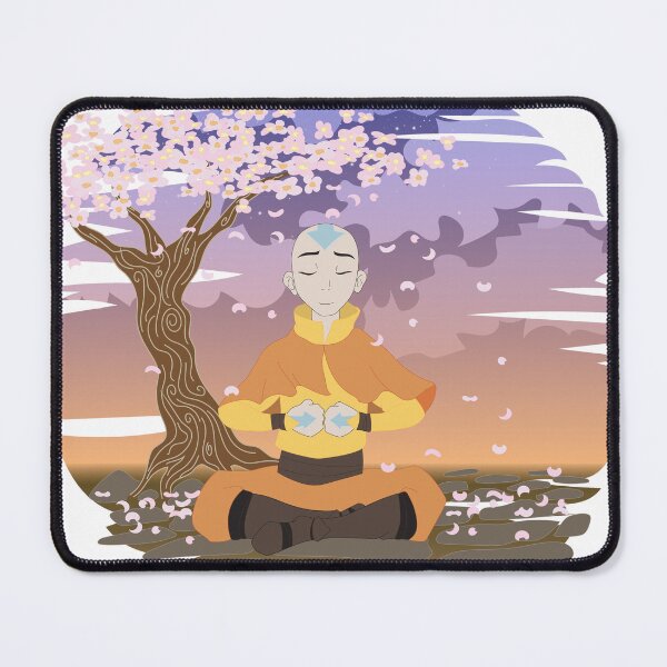 Item preview, Aang Meditating Cherry Blossoms (Sunset) - AtLA designed and sold by Epicenter88.
