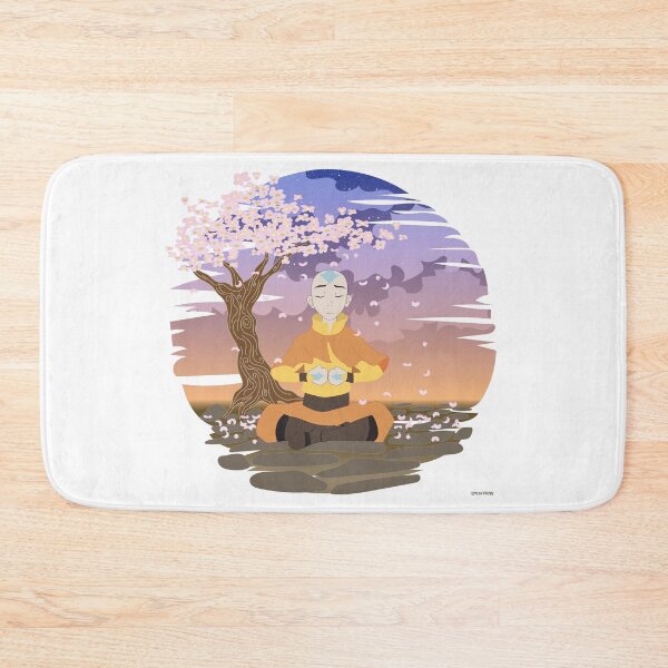 Item preview, Aang Meditating Cherry Blossoms (Sunset) - AtLA designed and sold by Epicenter88.