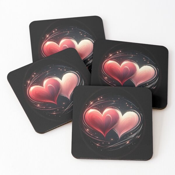 Item preview,  Abstract Dual Heart Design designed and sold by IllumeInk.