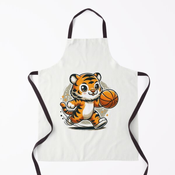 Item preview, Cute tiger with a basketball  designed and sold by Culmika.