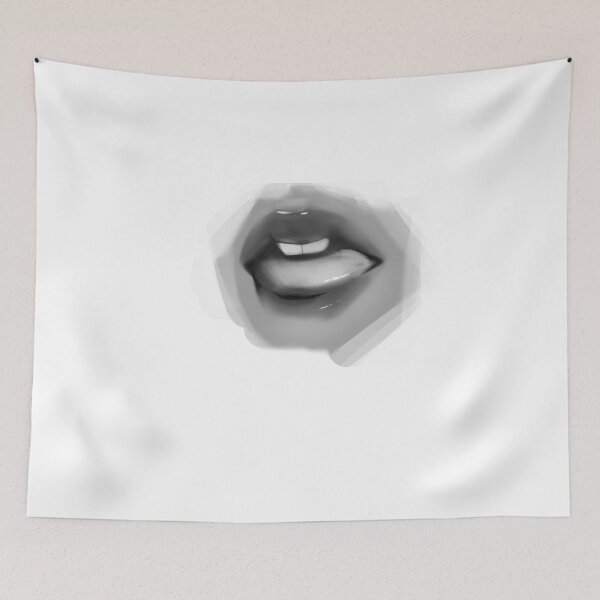 Item preview, Grey scale juicy lip  designed and sold by Wish Design.