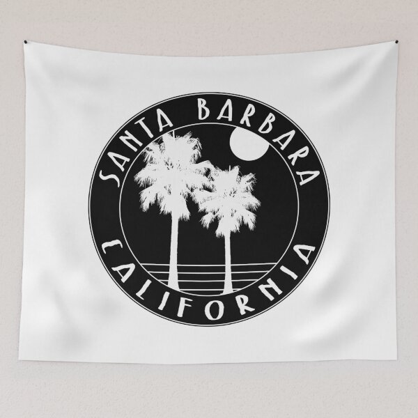 Item preview, Santa Barbara California 3" Decal Sticker Surfing Pacific Ocean Surf designed and sold by DESTINATIONS DECAL.