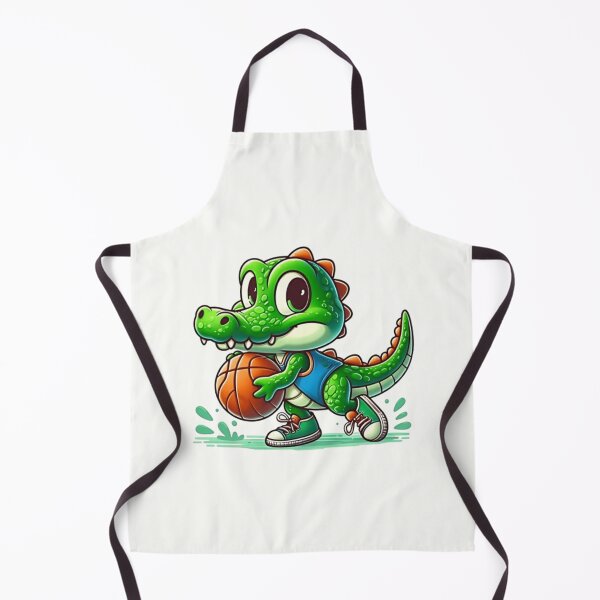 Item preview, Cute crocodile with a basketball  designed and sold by Culmika.