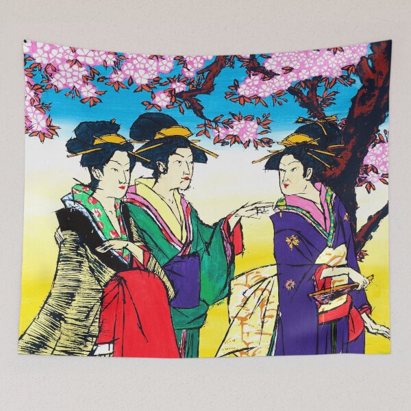 Item preview, Hanaogi from the Ogiya Establishment and Others after Chokosai Eisho (Panel A) designed and sold by muhaonline.