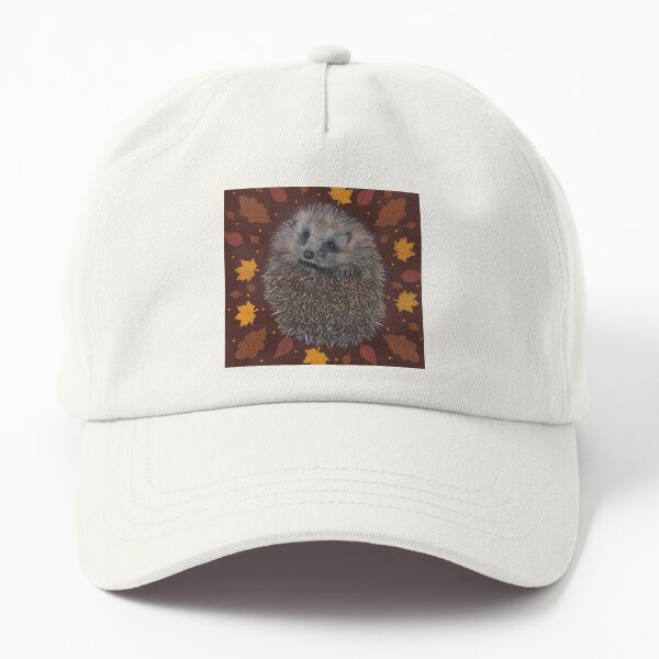 Hedgehog with Leaves Dad Hat