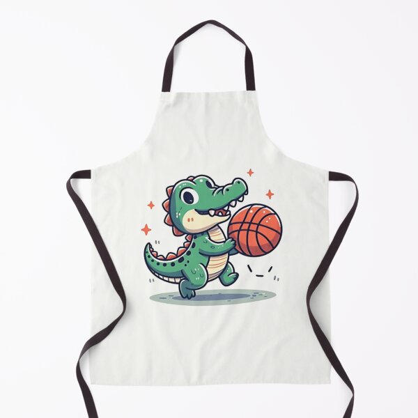 Item preview, Cute crocodile with a basketball  designed and sold by Culmika.