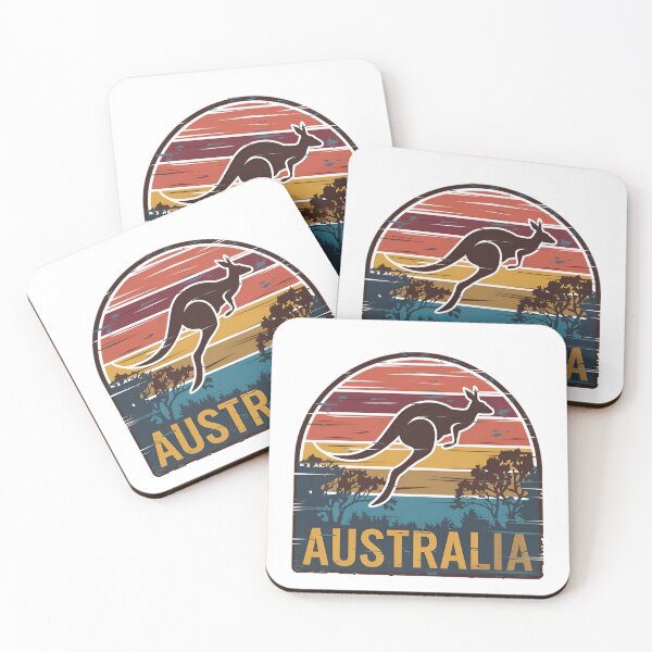Item preview, Retro Vintage Animal Australia Kangaroo  designed and sold by SOUFIANE1991.