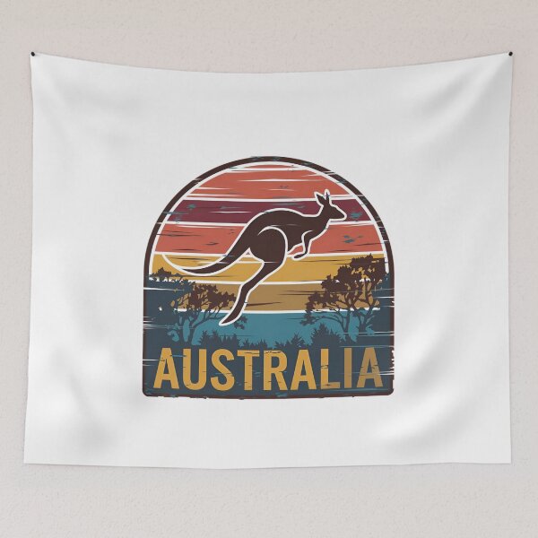 Item preview, Retro Vintage Animal Australia Kangaroo  designed and sold by SOUFIANE1991.
