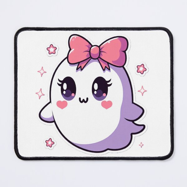 Item preview, Pink Bow Ghost designed and sold by Spike The Punch Design Co..