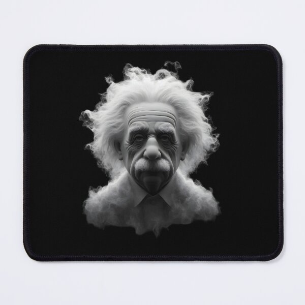 Item preview,  Einstein Portrait in Smoke Art Style designed and sold by IllumeInk.