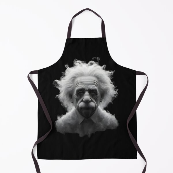 Item preview, Einstein Portrait in Smoke Art Style designed and sold by IllumeInk.