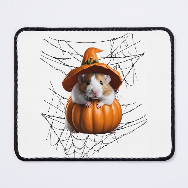Item preview, So cute halloween hamster. Pumpkim outfit for halloween. designed and sold by Lunaria Arts.