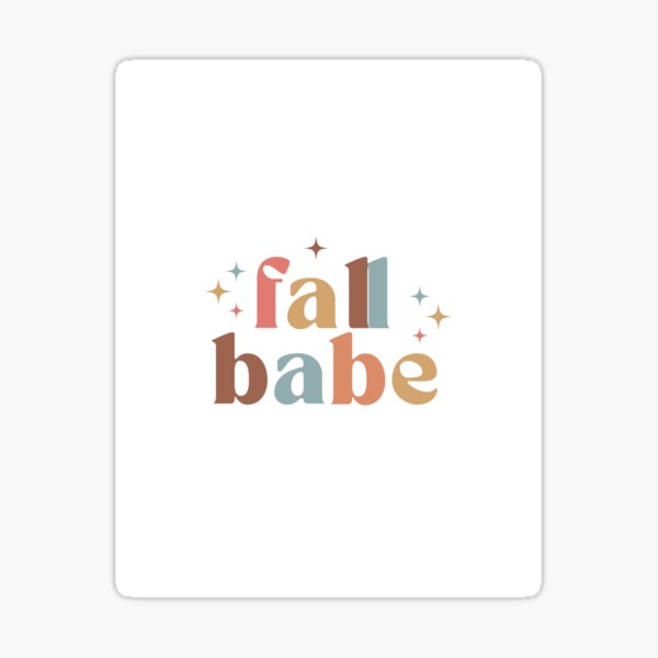 Item preview, fall babe designed and sold by zsofiet.
