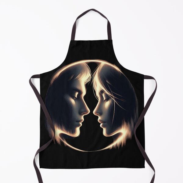 Item preview,  Yin Yang Lovers Silhouette Art designed and sold by IllumeInk.