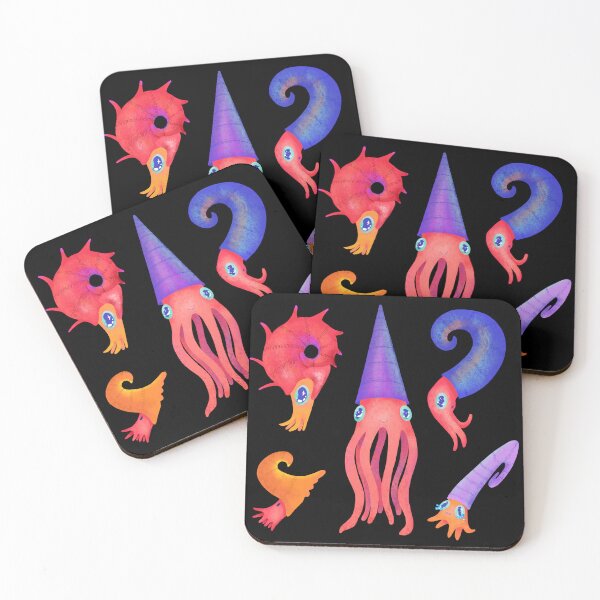 Item preview, Paleo Cuties! Cephalopod Lovers Pack designed and sold by snailychan.