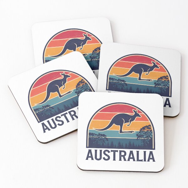 Item preview,  Retro Vintage Animal Australia Kangaroo  designed and sold by SOUFIANE1991.