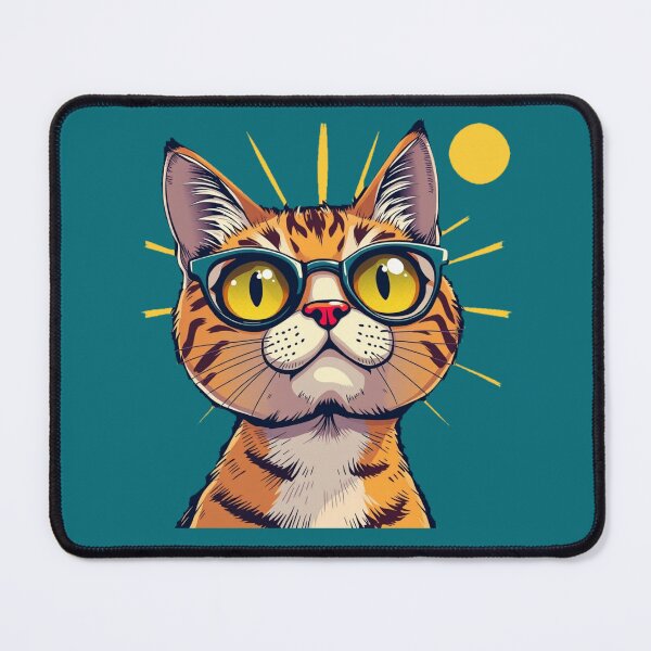 Item preview, Cute Cat With Glasses designed and sold by FelisDomesticus.