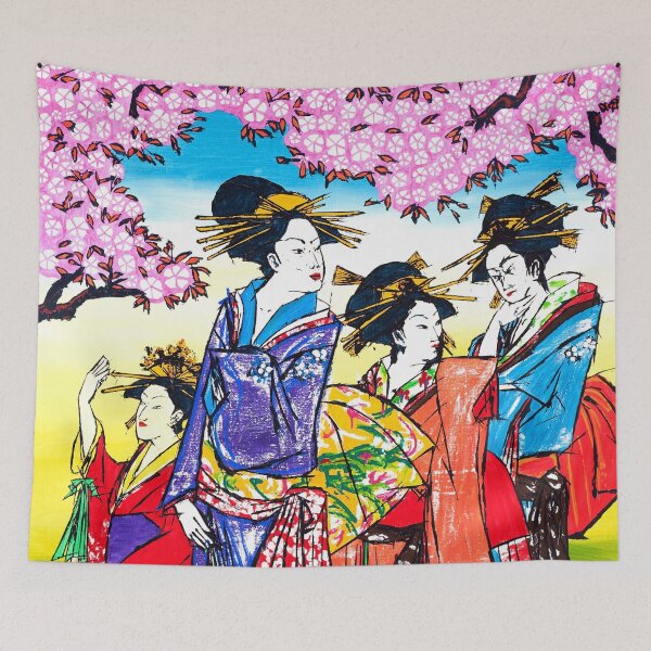 Item preview, Hanaogi from the Ogiya Establishment and Others after Chokosai Eisho (Panel B) designed and sold by muhaonline.