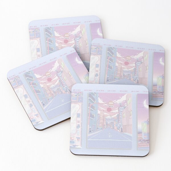Item preview, Pink lofi & coffee designed and sold by Mabillon.