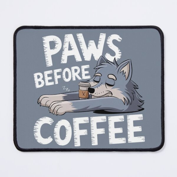 Item preview, Wildlife Coffee: Paws Before Coffee designed and sold by Situstshirts.