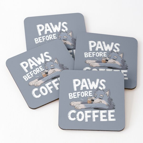 Item preview, Wildlife Coffee: Paws Before Coffee designed and sold by Situstshirts.