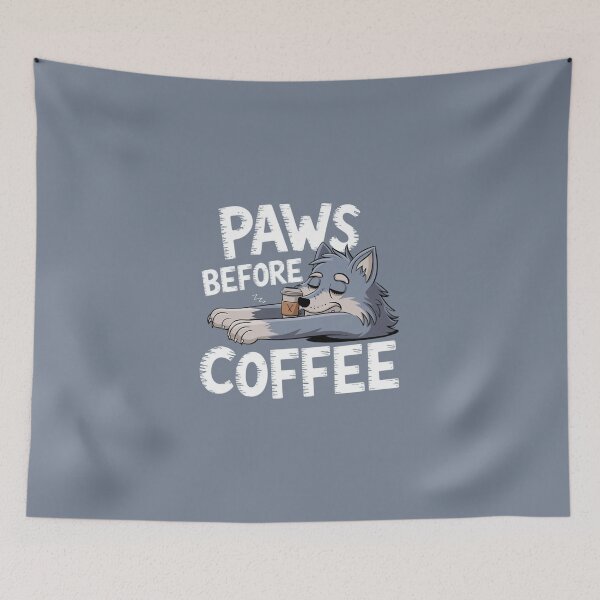 Item preview, Wildlife Coffee: Paws Before Coffee designed and sold by Situstshirts.