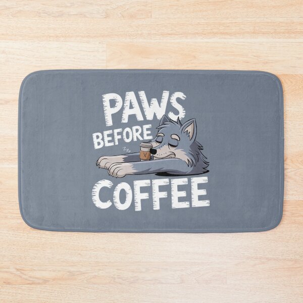 Item preview, Wildlife Coffee: Paws Before Coffee designed and sold by Situstshirts.