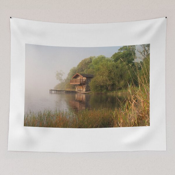 Item preview, Misty sunrise and the boathouse 1121 designed and sold by PHILIP CHALK.