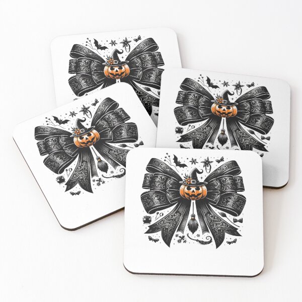Item preview, Halloween Black Coquette Bow designed and sold by ABMO-store.