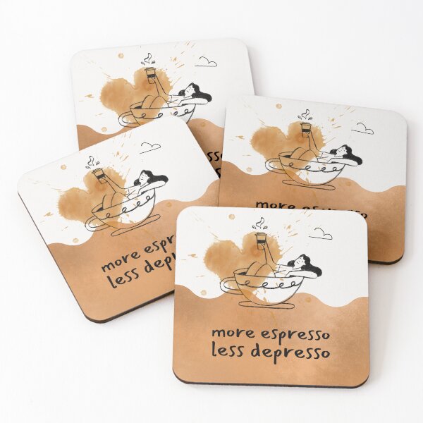 Item preview, Caffeine Cure: More Espresso, Less Depresso! designed and sold by DiscoDigitals.