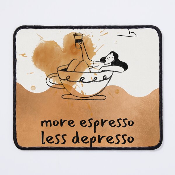 Item preview, Caffeine Cure: More Espresso, Less Depresso! designed and sold by DiscoDigitals.
