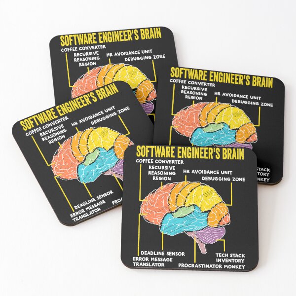 Item preview, Software Engineer Brain Funny Engineering designed and sold by GrahamEllis.