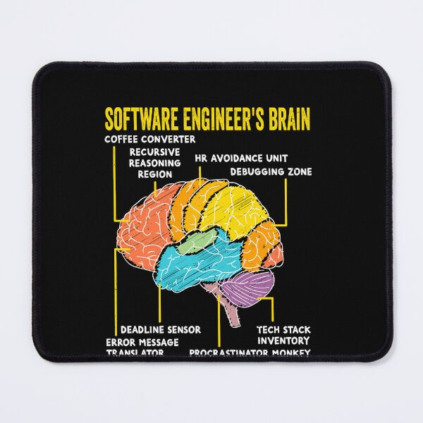Item preview, Software Engineer Brain Funny Engineering designed and sold by GrahamEllis.