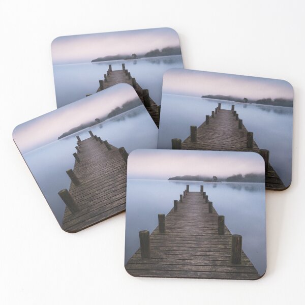 Item preview, Misty sunrise jetty over Ullswater 1123 designed and sold by PHILIP CHALK.