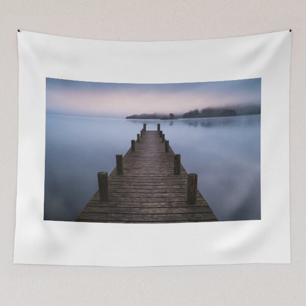 Item preview, Misty sunrise jetty over Ullswater 1123 designed and sold by PHILIP CHALK.