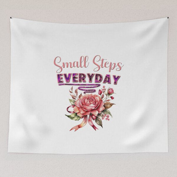 Item preview, Positive Affirmations – "Small steps everyday" Design for T-Shirts, Mugs, Stickers & More designed and sold by artedigital99.