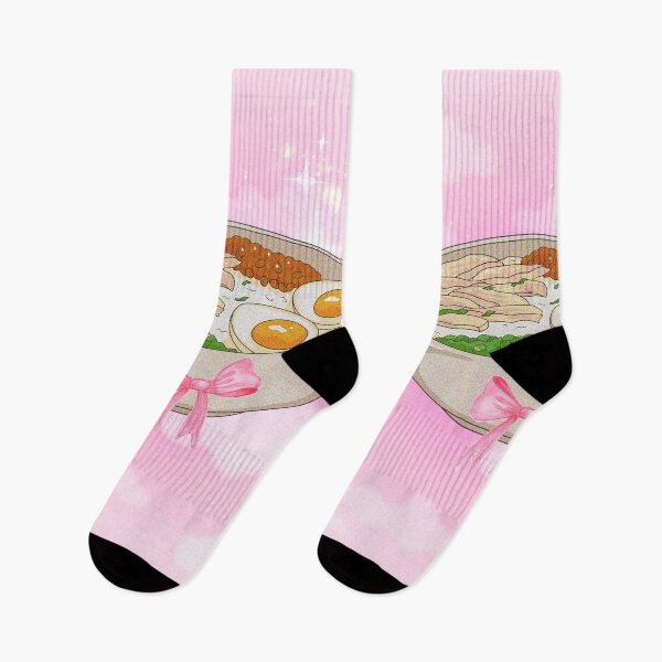 Artikelvorschau, Anime Ramen Schüssel mit rosa Wolken entworfen und verkauft von bowsbotanicals.