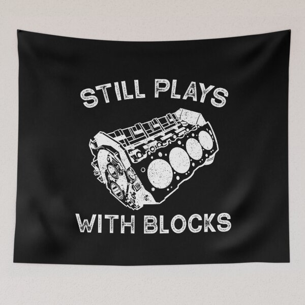 Item preview, still plays with blocks funny car guy mechanic designed and sold by GrahamEllis.
