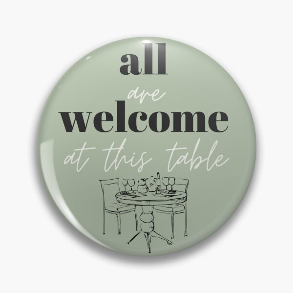 Item preview, All are Welcome at This Table - Green designed and sold by WandertheStars.
