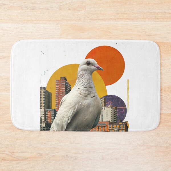 Item preview, Collage Wall Art T-shirt Design: White Pigeon designed and sold by ForeverPrintsOK.